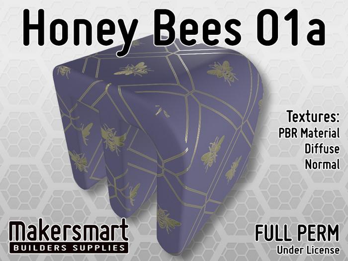 PBR Wallpaper Bees 01a