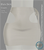 Duet Blain Skirt Cream Lycra 