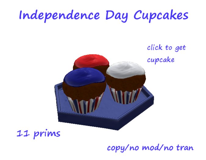Independence day cupcakes
