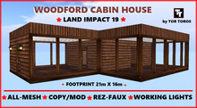 WOODFORD CABIN HOUSE (Boxed) LOW PRIM HOUSE