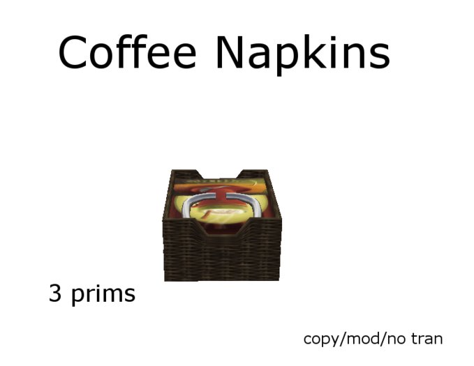 coffee napkins