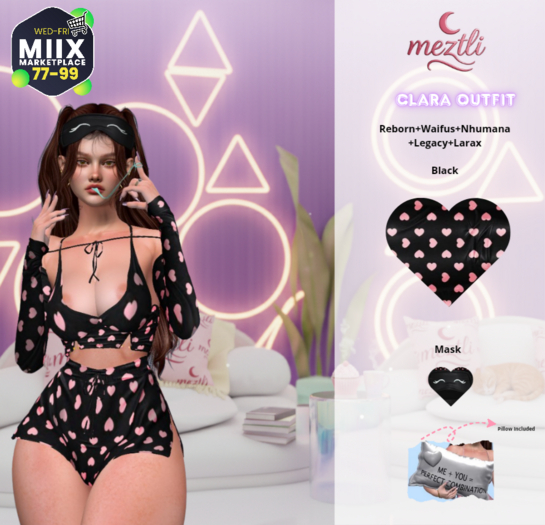 MEZTLI - Clara Outfit -Black