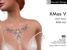 [HDesign] XMas V (Chest Tattoo)