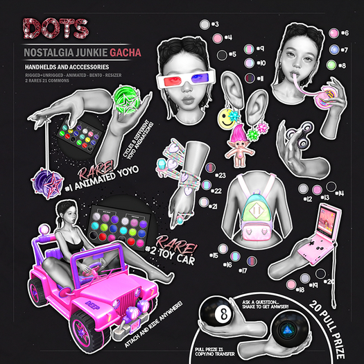 Dots - Nostalgia Junkie - #11 Trolly Earings Darks