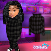 ELLIBELLE - Toddler - Buffalo Check PS TURTLE - LICORICE