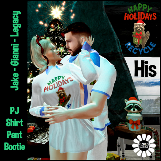 GoodVibes Raccoon Holiday His
