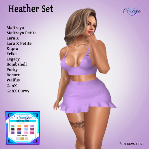 CRAZE LTD Heather Set Fatpack