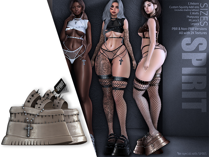 SPIRIT - Glowie platforms [NUDE]
