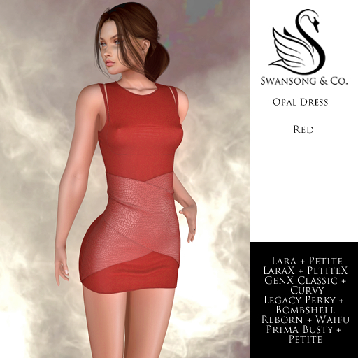 [S&C] Opal Dress - Red 
