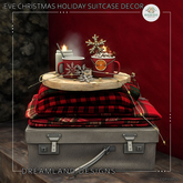 DD Eve Christmas Holiday Suitcase Decor /ADD