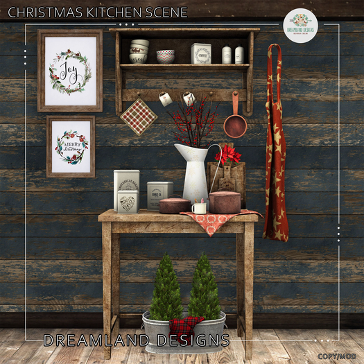 DD Christmas Kitchen Scene Boxed