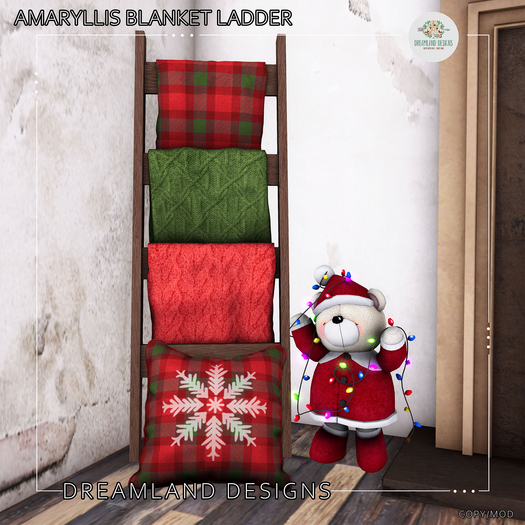 DD Amaryllis Blanket Ladder/Add To Unpack