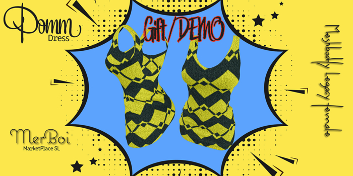 MerBoi  Pomm Dress - Gift / DEMO