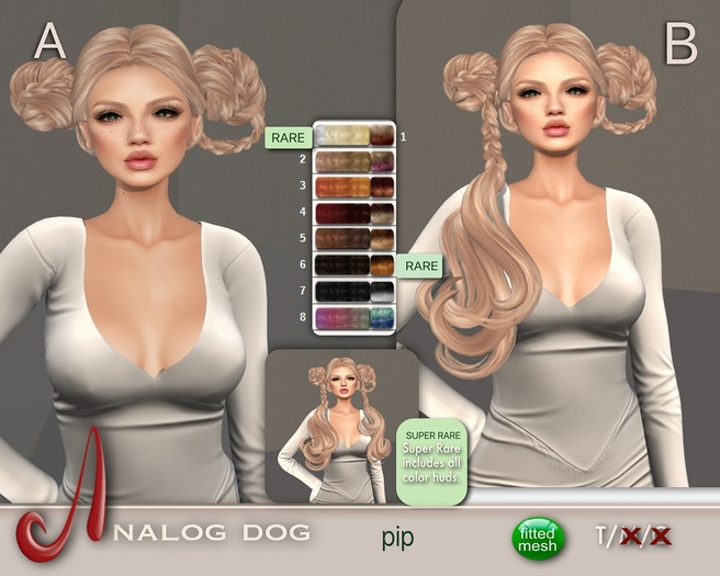 AD - Pip A - dark browns RARE