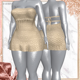 Beige Triangle Moglia Dress LaraX