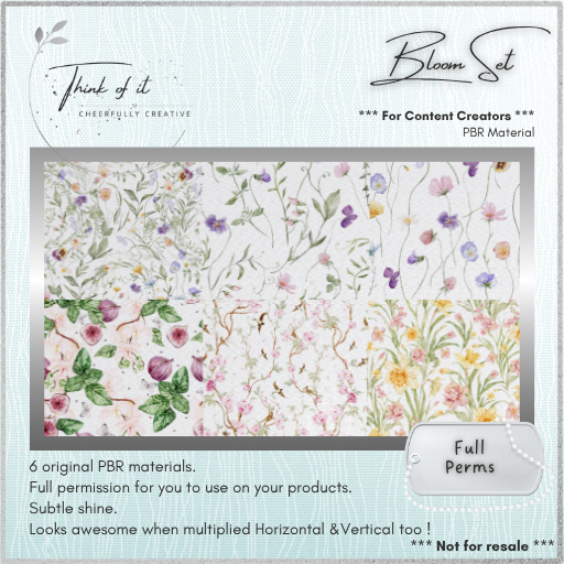 {ToI} Material - Bloom Fabric Set