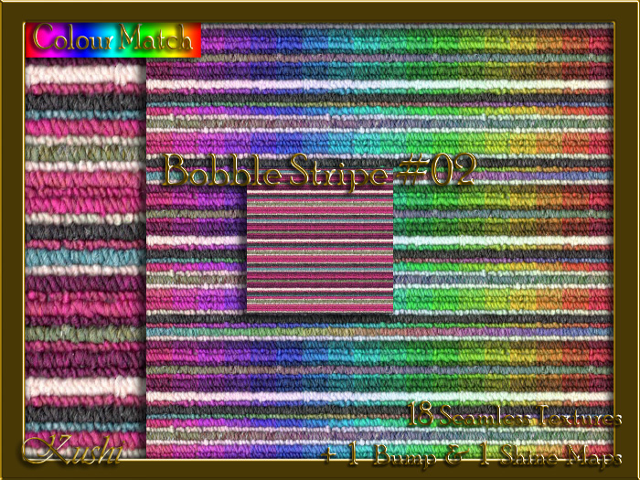 Bobble Stripe #02 Texture Pack