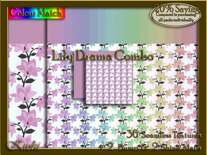 Lily Drama #COMBO Texture Bundle