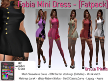 7265 Fabia Duo Mini Dress - [Fatpack]