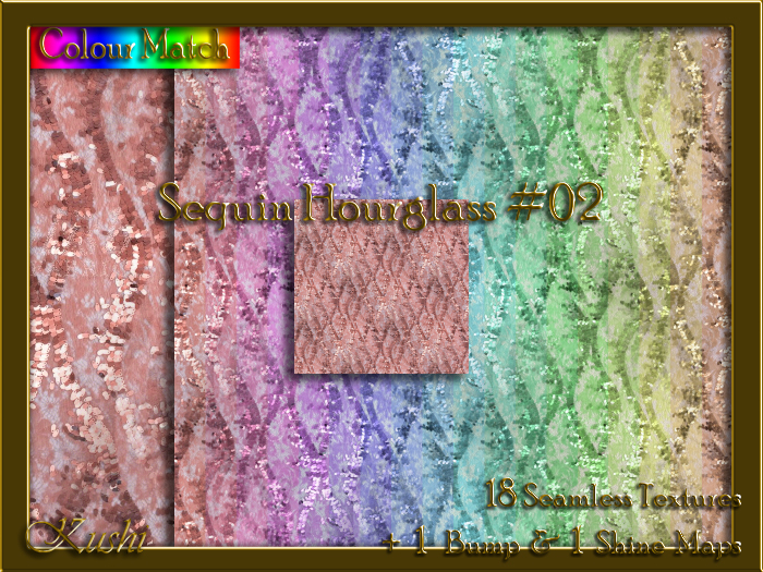 Sequin Hourglass #02 Texture Pack