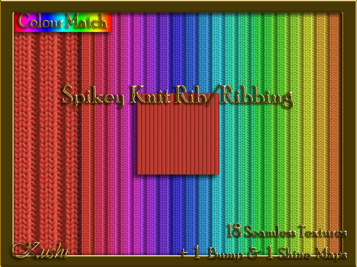 Spikey Knit RIB Texture Pack