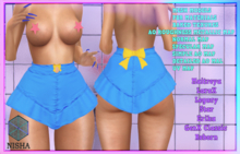 FULL PERM SKIRT Nisha - Starla Skirt full perm mesh
