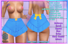 FULL PERM SKIRT Nisha - Starla Skirt full perm mesh Download