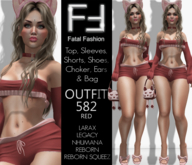 Fatal Fashion - Outfit 582 - RED