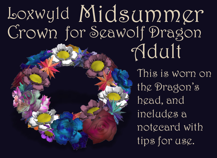 Loxwyld Adult Dragon Midsummer Crown