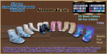 Simone Snowflake UGG Boots With Hud (Boxed) ADD