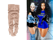 [Brior] Kiera Leather Boots - (Tan)