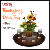 DFS TG Thanksgiving Drink Tray- ACTUAL ITEM