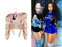 [Brior] Kiera Leather Jacket - (Tan)