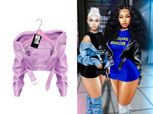 [Brior] Kiera Leather Jacket - (Purple)