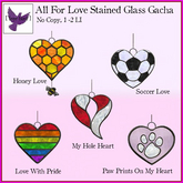 [ free bird ] Love With Pride Stained Glass