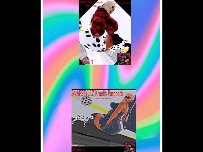 SNAPSTYLEZ Kruella Posepack (Unpack)