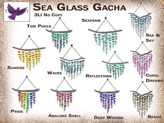 [ free bird ] Sea Glass - Seafoam