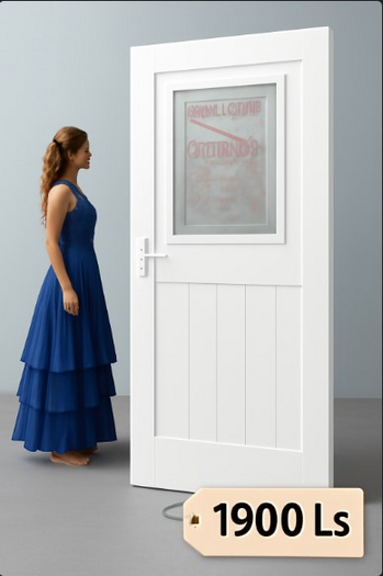 Doorwhite with script