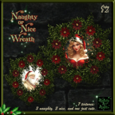 Naughty or Nice Wreath