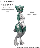 Kemono Island - Kobold Snaggletooth Toto Teal v2