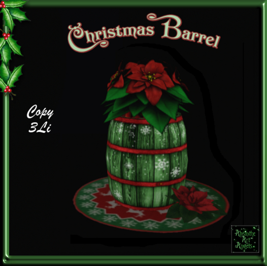 Christmas Barrel