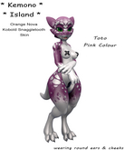 Kemono Island - Kobold Snaggletooth Toto Pink v2