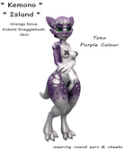 Kemono Island - Kobold Snaggletooth Toto Purple v2