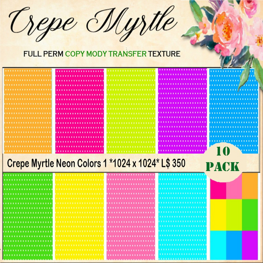Crepe Myrtle Neon Colors 1 Logo