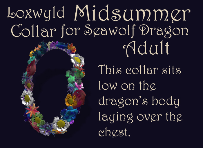 Loxwyld Adult Dragon Midsummer Low Collar