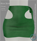 Duet Blain Skirt Clover Leather 