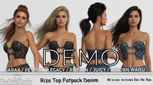 Demo Top Riza Fatpack Denim - Jeans -  Reborn, Reborn Waifu, Legacy, LaraX, PetiteX FashionNatic