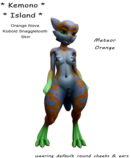 Kemono Island - Kobold Snaggletooth Meteor Orange v2