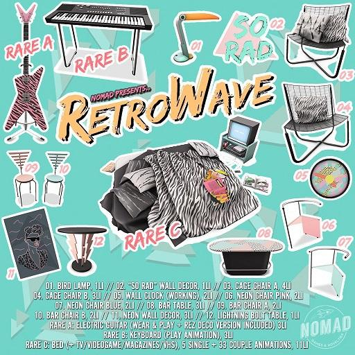 NOMAD // Retrowave Cage Chair B