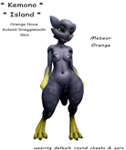 Kemono Island - Kobold Snaggletooth Meteor Purple v2